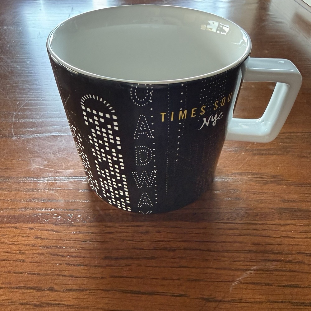 Limited Edition Starbucks New York Times Square NYC Coffee Mug w/ box 14 oz 2014